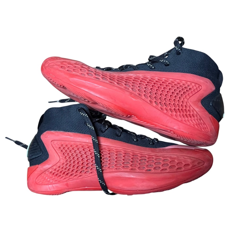Adidas AE 1 Anthony Edwards Core Black Red Basketball Shoes IG6669 Mens 8
